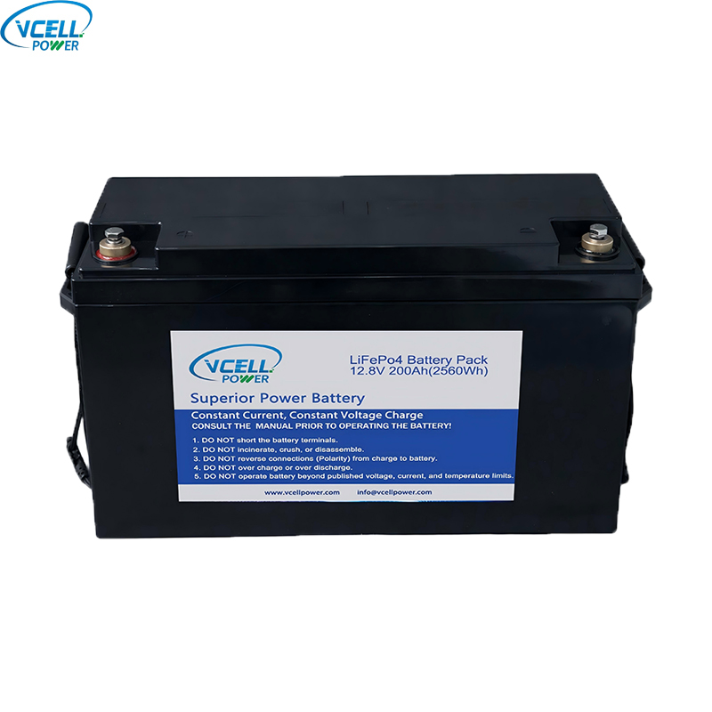 แบตเตอรี่ LiFePO4 รอบลึก 12.8V 12V 200Ah