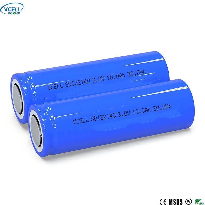3.0V 10Ah 32140 แบตเตอรี่โซเดียมไอออนทรงกระบอก