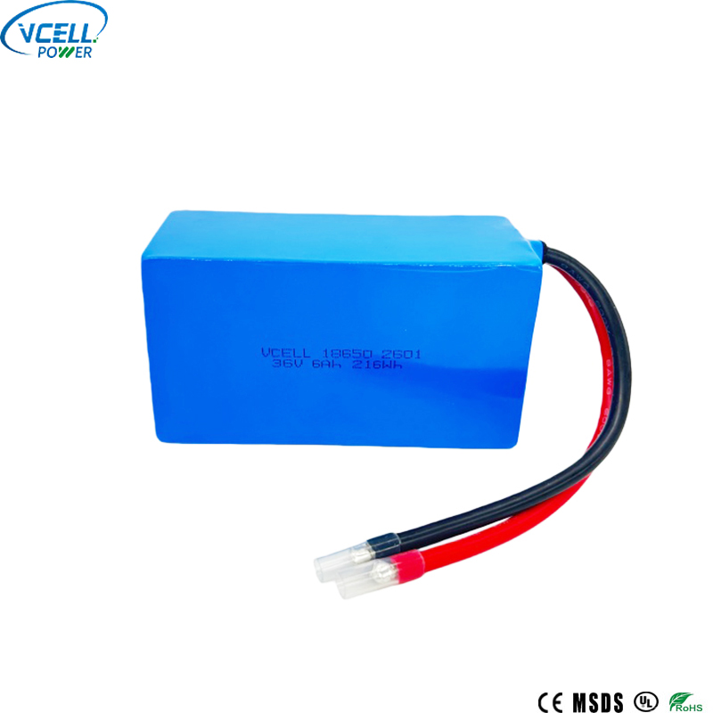 36V 6000mAh 10S3P 18650 แบตเตอรี่ลิเธียมไอออน