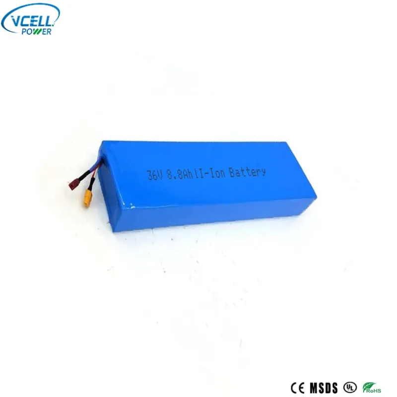 36V 8800mAh 18650 แบตเตอรี่ลิเธียมไอออนแบบชาร์จไฟได้