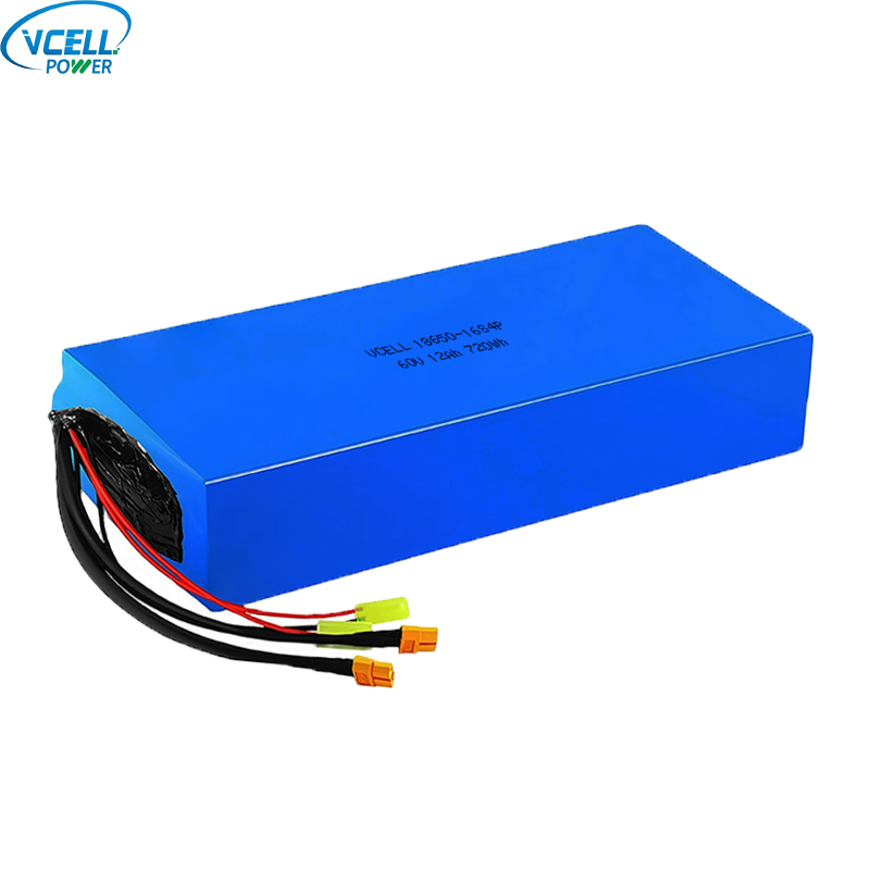ชุดแบตเตอรี่ลิเธียมไอออน 60V 12Ah 18650