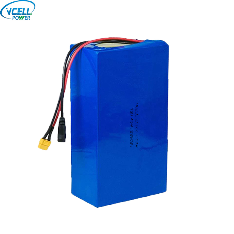 แบตเตอรี่ลิเธียมไอออนแบบรีชาร์จ 72V 40Ah